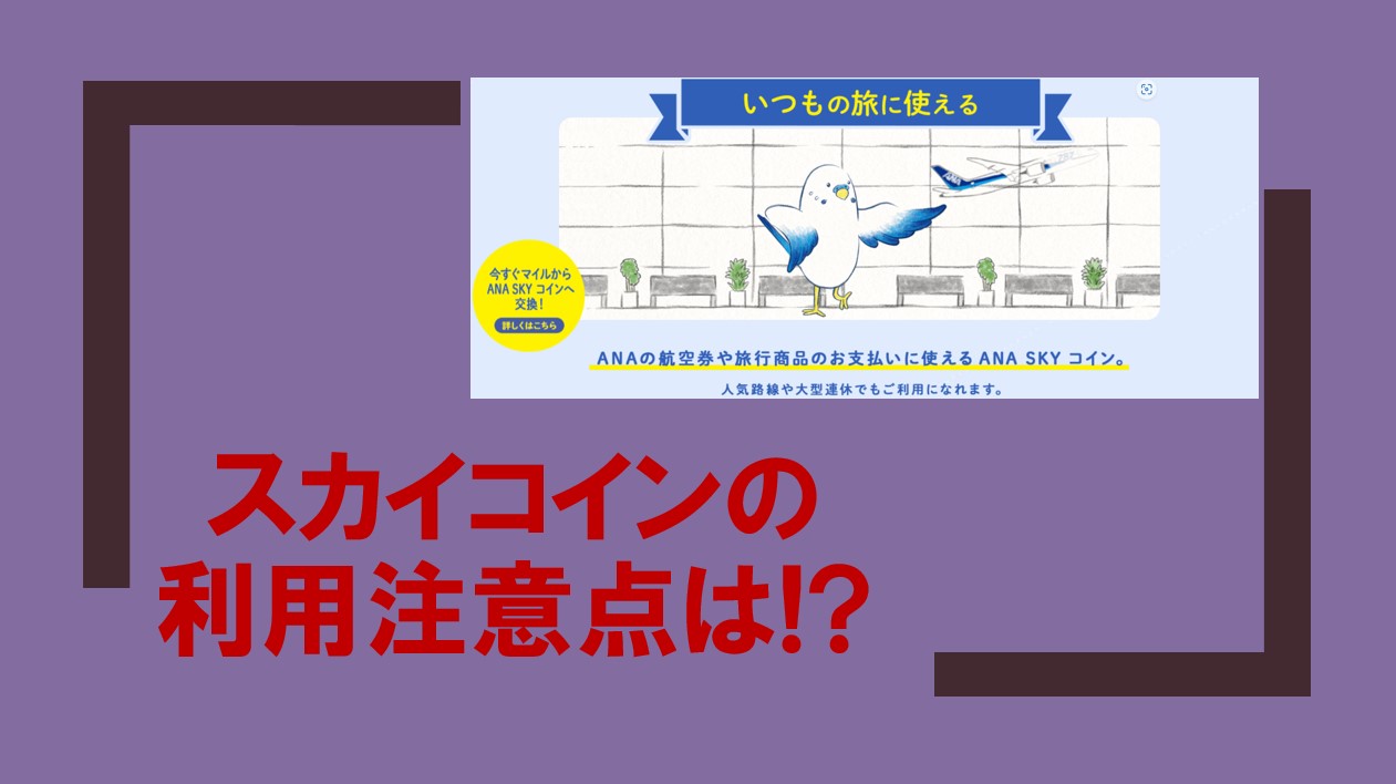 ANAスカイコインの使い方～特典航空券の燃油代には使えない？ | たびねこ亭へようこそ